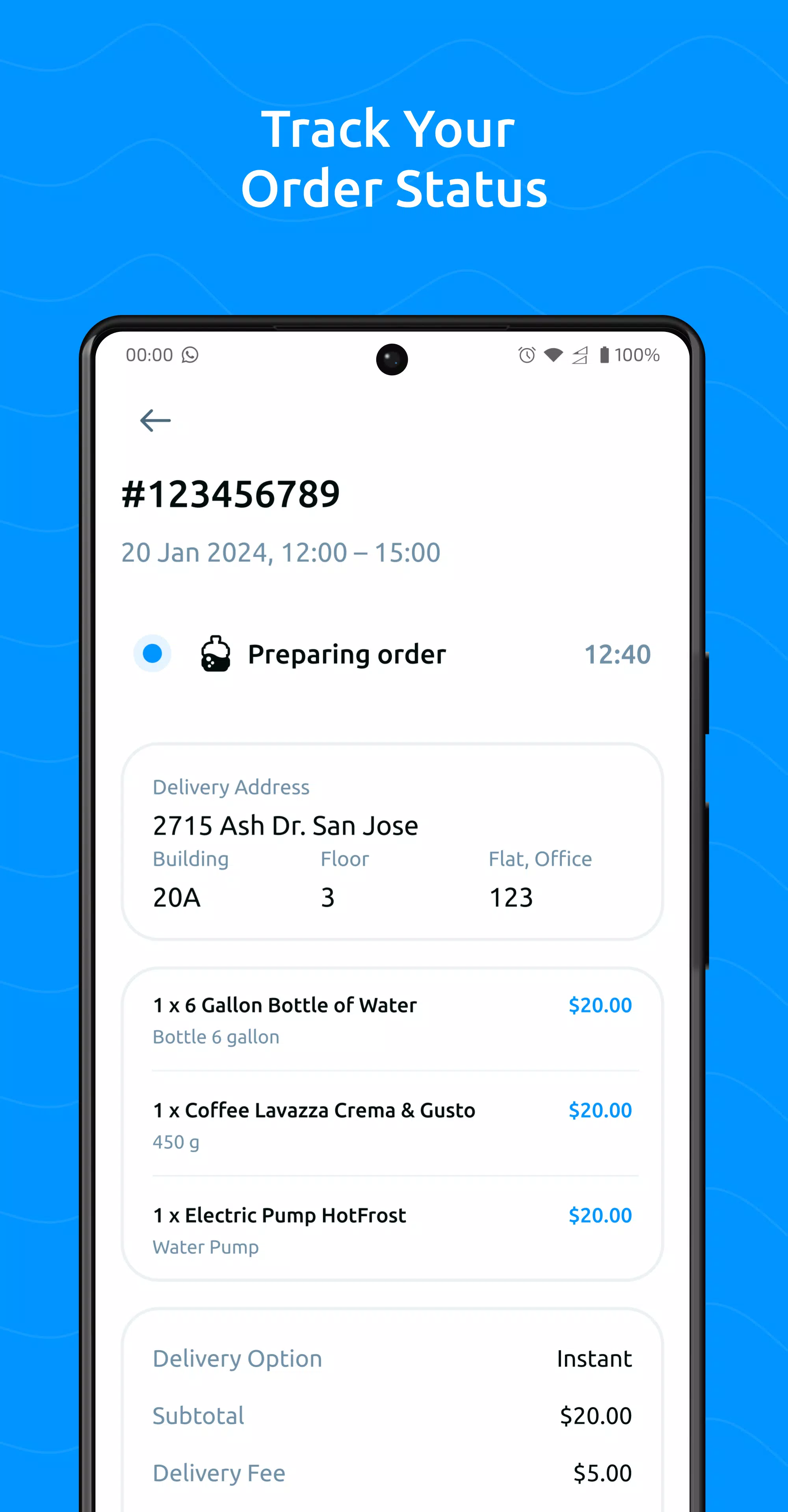 Water Delivery Screenshot 3