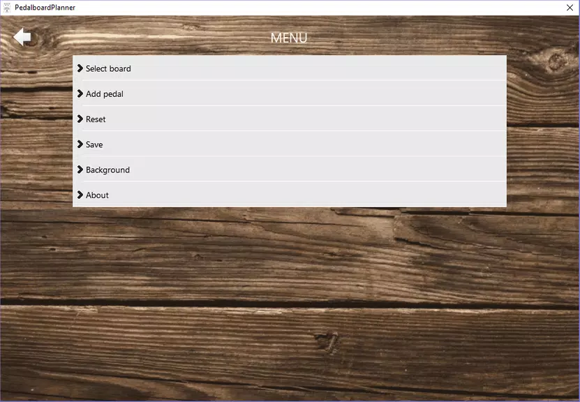 PedalboardPlanner screenshot 1