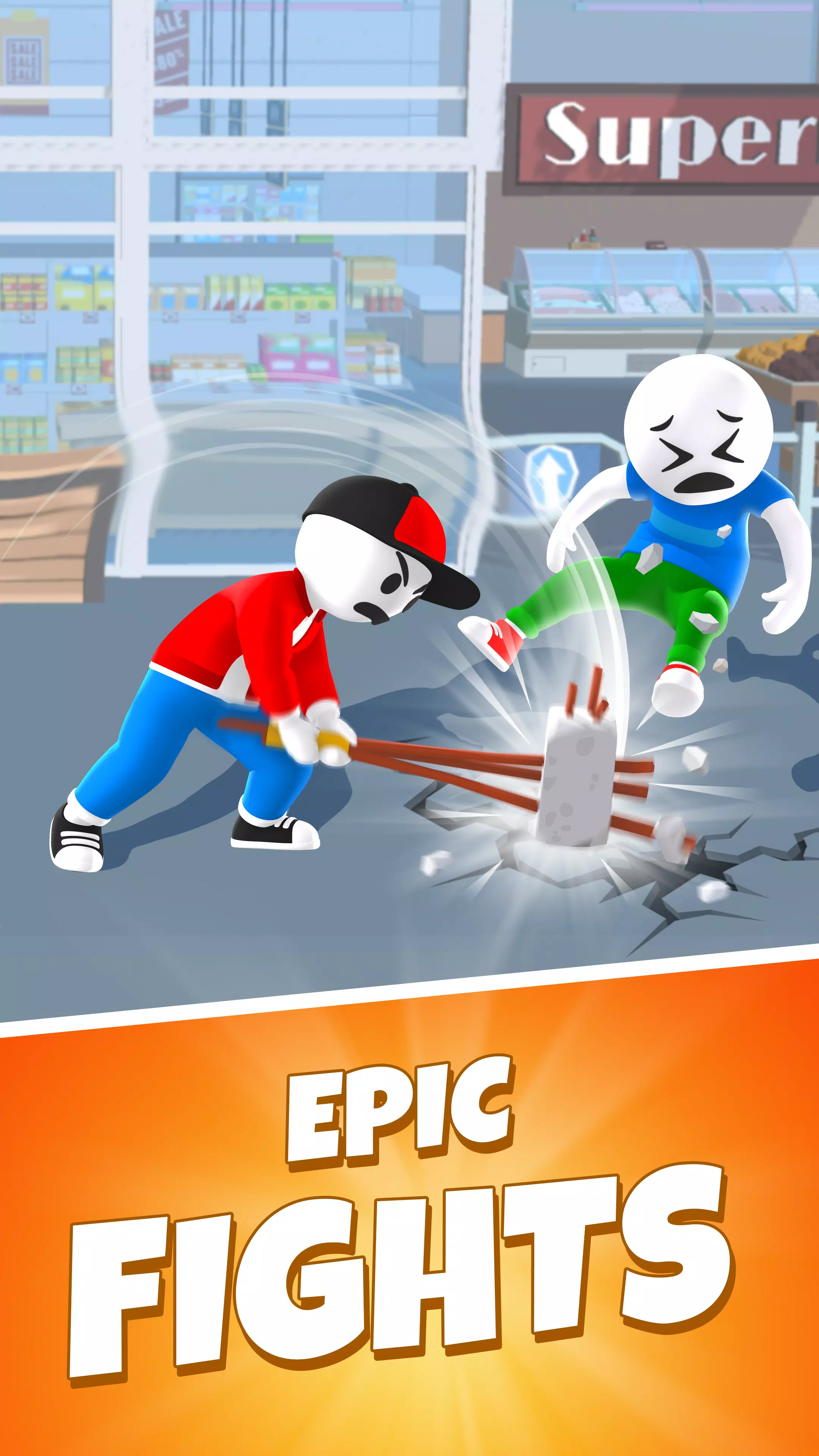 Merge Fighting: Hit Fight Game ekran görüntüsü 1