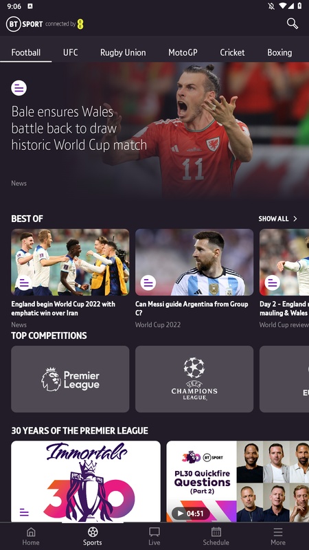 ภาพหน้าจอ TNT Sports: News & Results 3