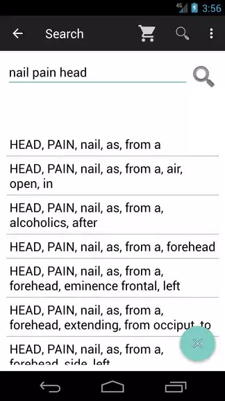 Homoeopathic Repertoriumスクリーンショット4