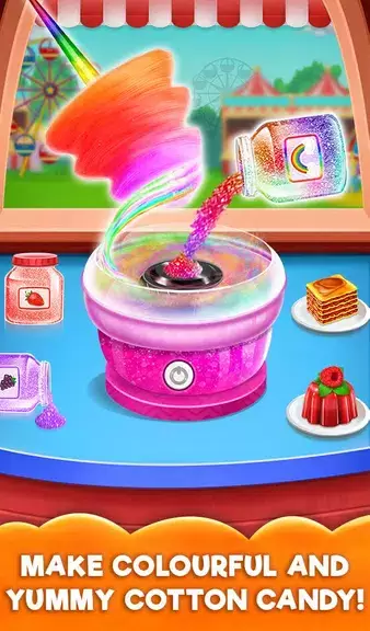 ภาพหน้าจอ Cotton Candy Shop: Candy Maker 1