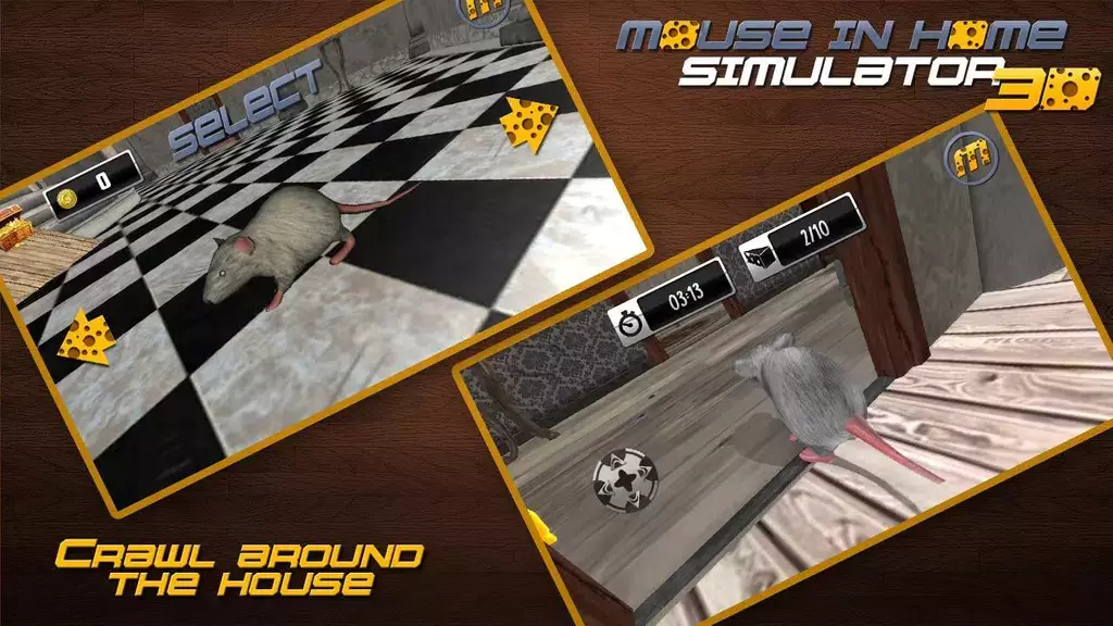 Mouse in Home Simulator 3D 스크린 샷 4