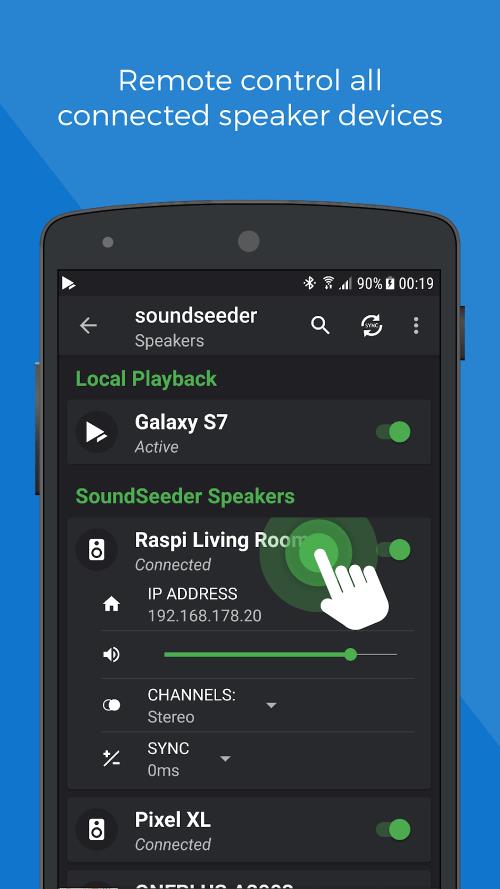 SoundSeeder - Synced Music Screenshot 4