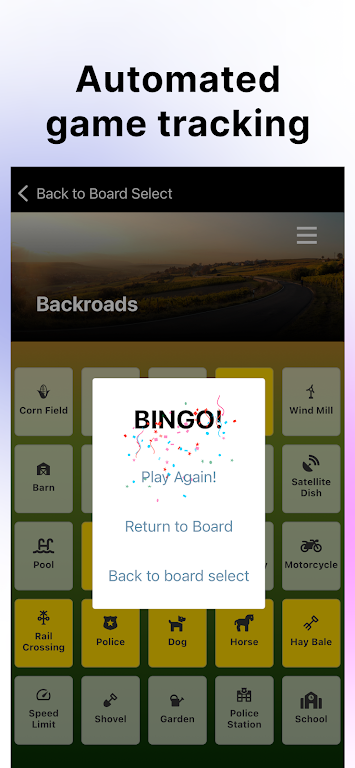 ภาพหน้าจอ Travel Bingo - Road trip bingo 3