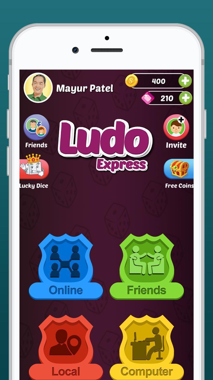 Ludo Express : Online Ludo ảnh chụp màn hình 1