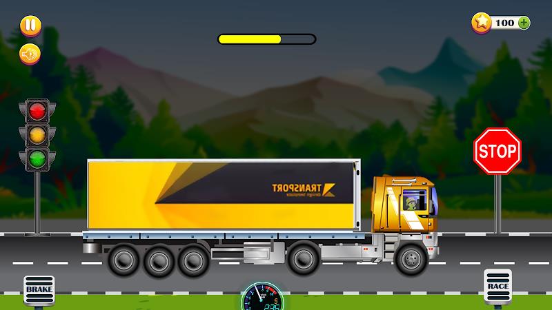 Cargo Truck Driving-Truck Game 스크린 샷 1