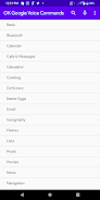ภาพหน้าจอ Ok Google Voice Commands 2