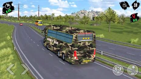 Army Bus Transporter Sim Games スクリーンショット 2