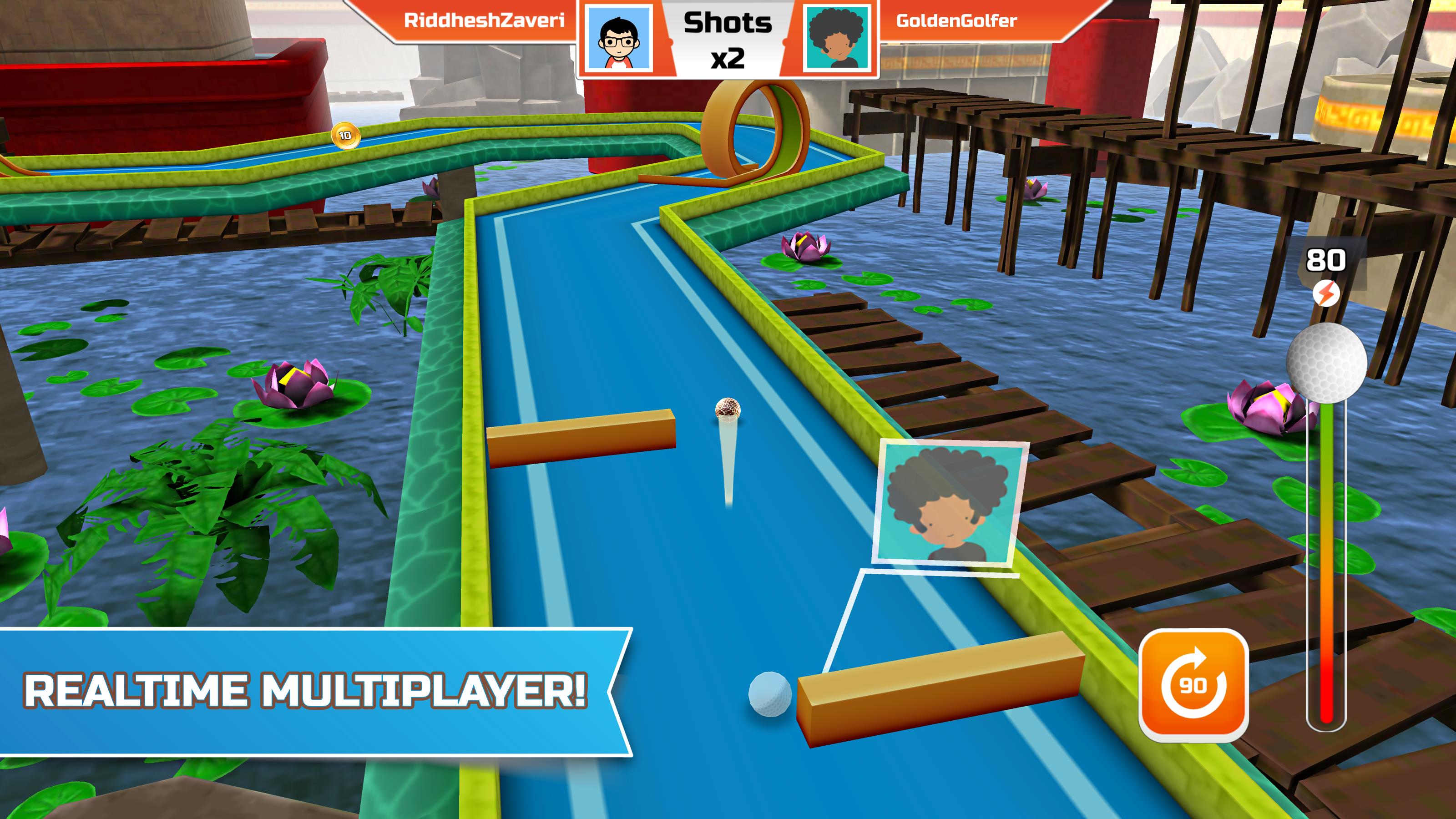 Mini Golf 3D Multiplayer Rival ảnh chụp màn hình 2