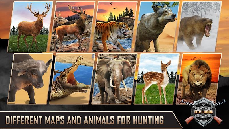 Deer Hunting Simulator Games ekran görüntüsü 2