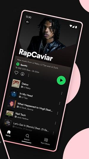 ภาพหน้าจอ Spotify Premium 2