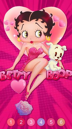 Screenshot Betty Boop Vintage Coloring 1