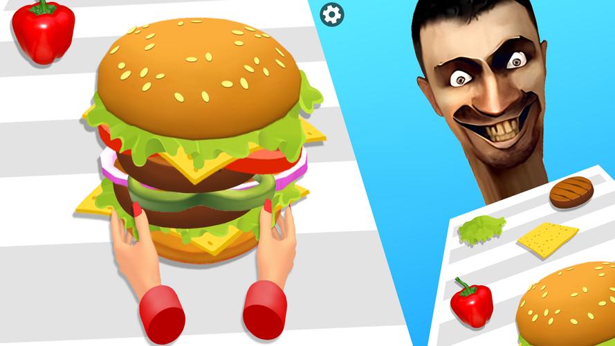 Burger Stack Run Gameスクリーンショット2