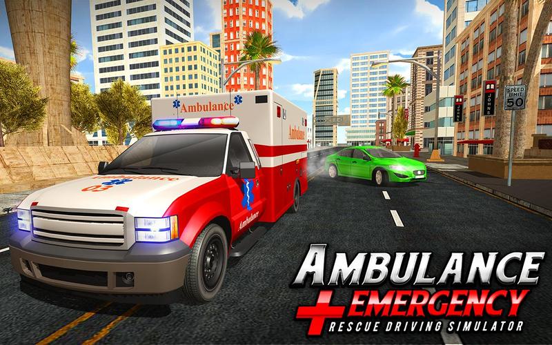 911 Ambulance City Rescue Game screenshot 1