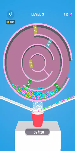 Multi Maze 3D : Spin & Collect স্ক্রিনশট 1