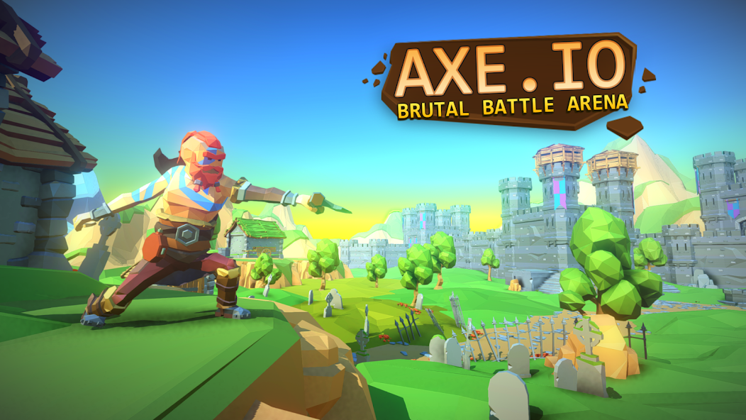 ภาพหน้าจอ AXE.IO - Survival Battleground Mod 1