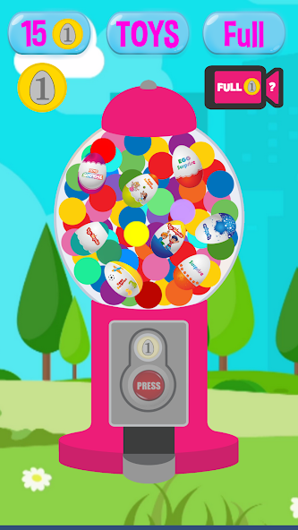 Surprise Eggs Vending Machine Mod ekran görüntüsü 1