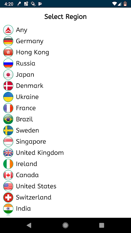 Delta VPN : Secure VPN Proxy : VPN UK, IRAN, USA应用截图第3张
