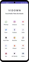 Video downloader - Vidown স্ক্রিনশট 1