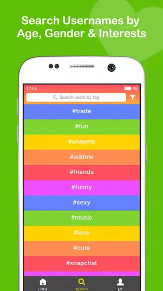 ภาพหน้าจอ Add Friends for Snapchat, Kik 3