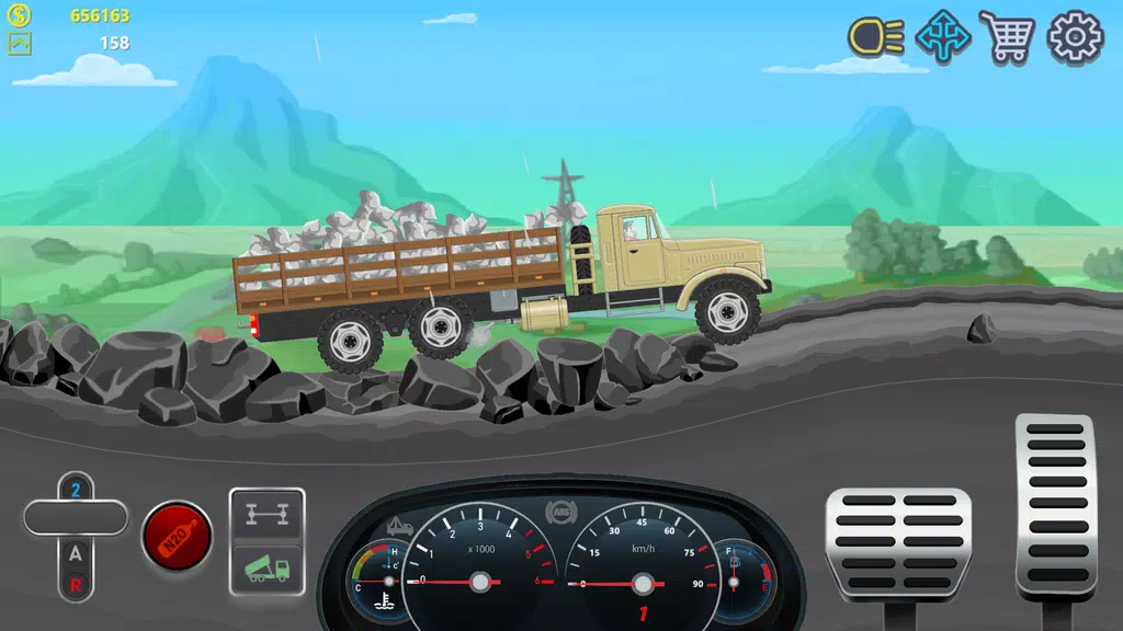 Trucker Real Wheels: Simulator ကိုဖန်သားပြင်4
