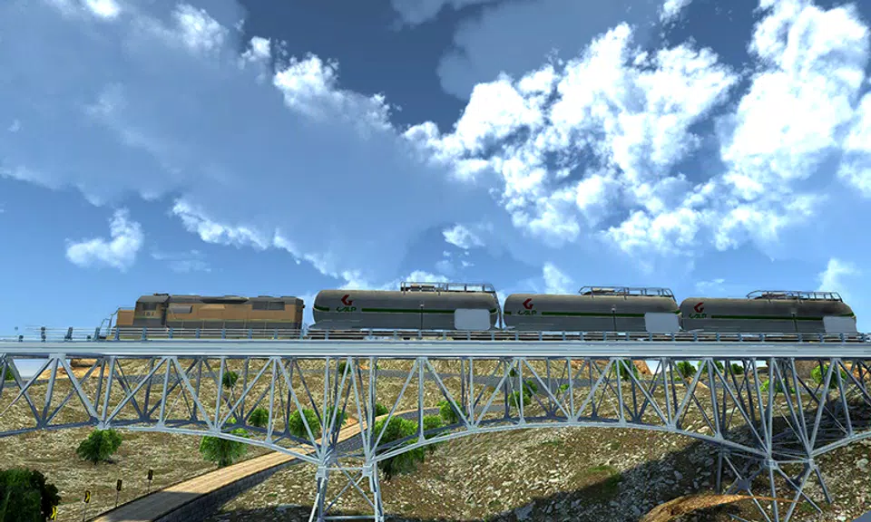 Oil Tanker Train Driving Sim স্ক্রিনশট 4