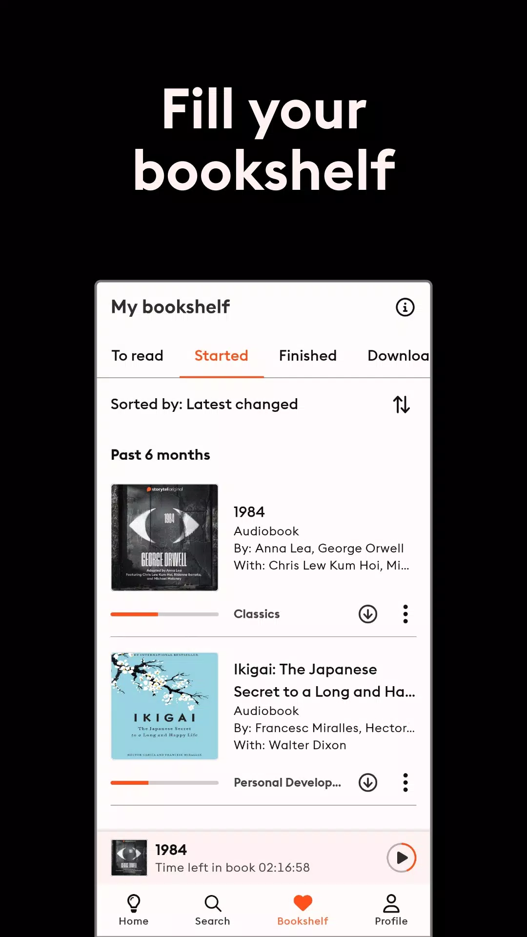 ภาพหน้าจอ Storytel 4