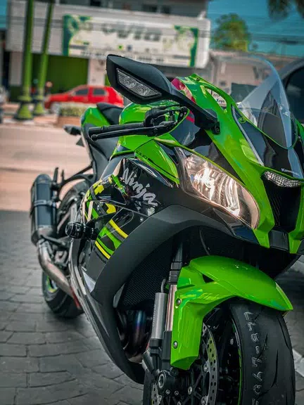 Kawasaki Ninja ZX10r Wallpaper 스크린 샷 4