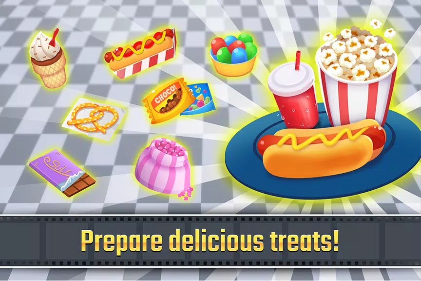 My Cine Treats Shop: Food Game экрана 3