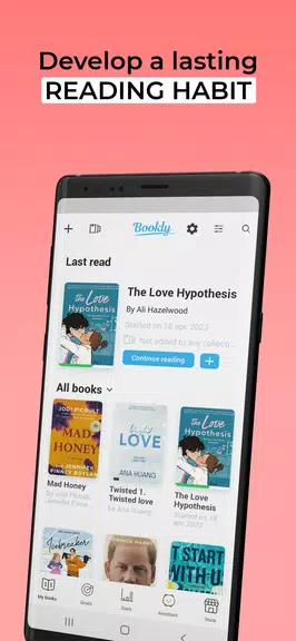 Bookly: Book & Reading Tracker স্ক্রিনশট 1