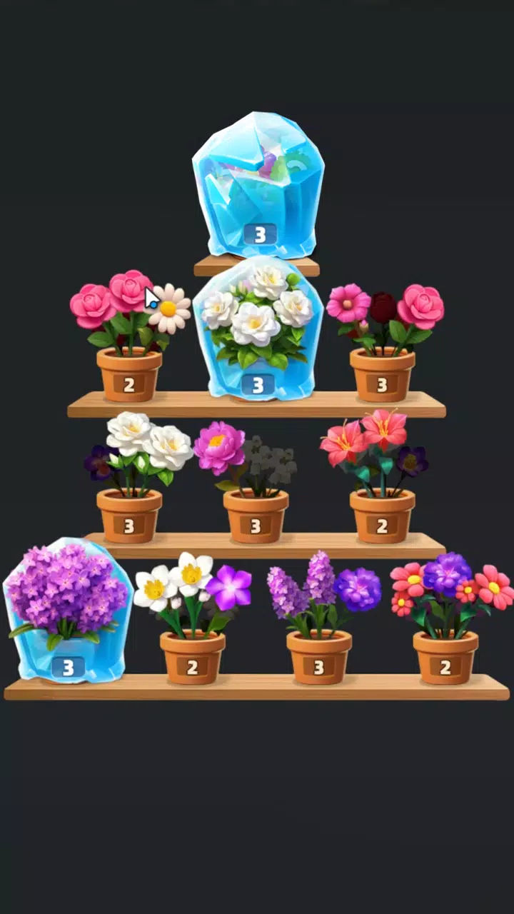 Floral Sort 3D ekran görüntüsü 3