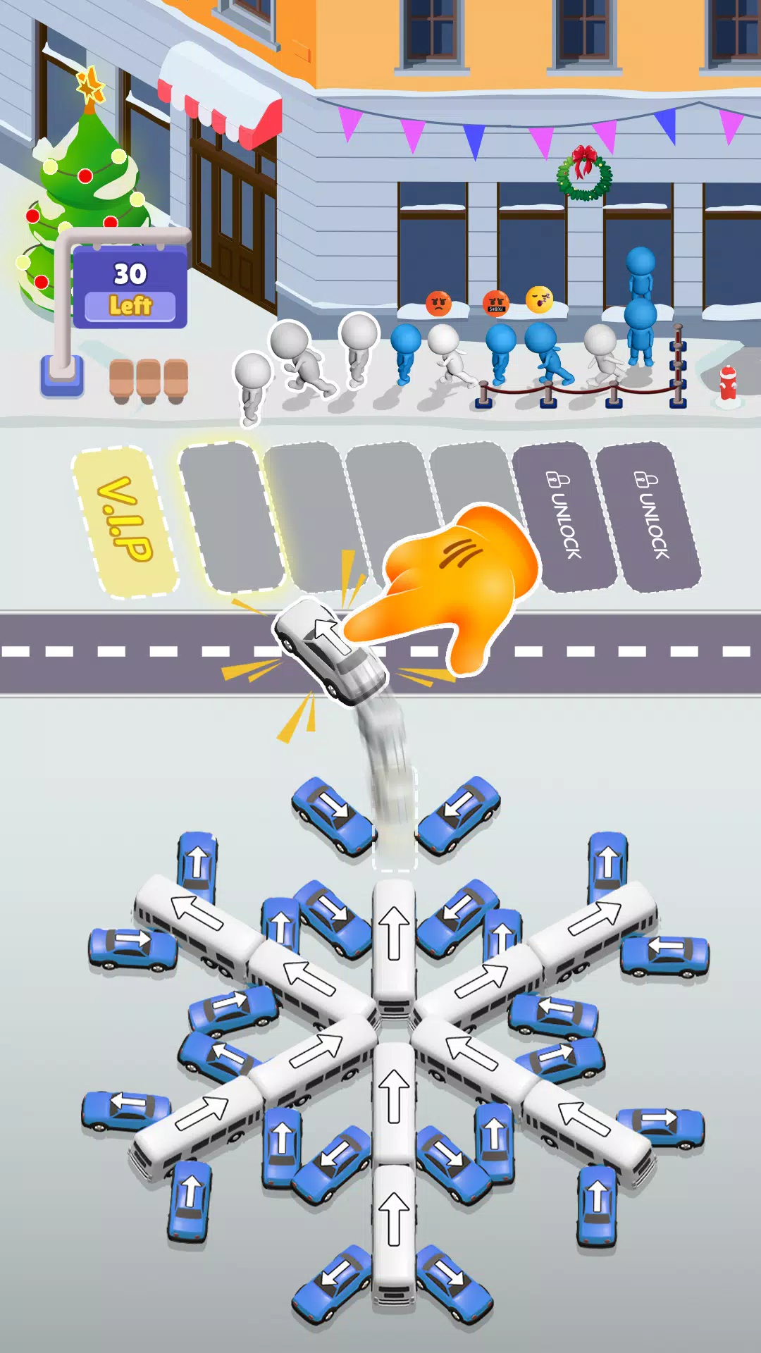 Bus Sort Jam: Parking Puzzle ကိုဖန်သားပြင်3