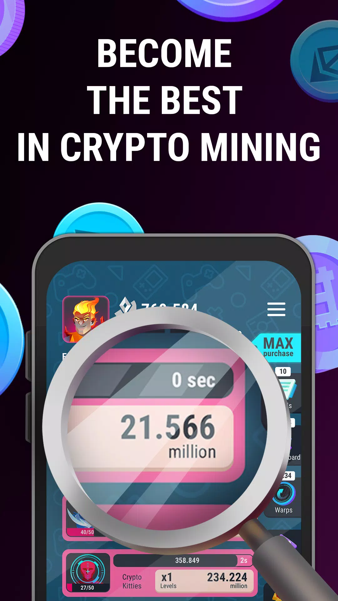 Crypto Miner Tycoon ကိုဖန်သားပြင်3