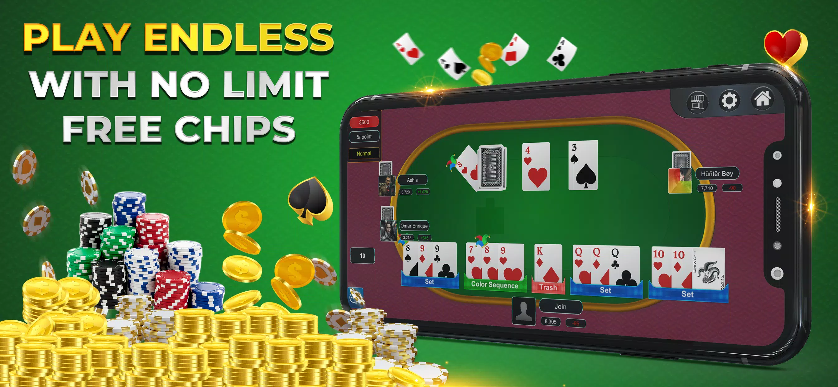 Rummy Online Casino ảnh chụp màn hình 2