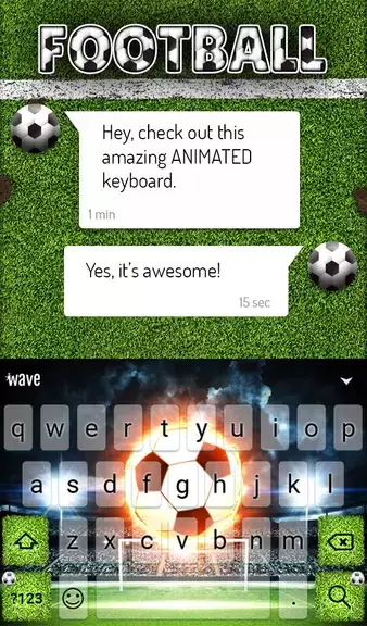 ภาพหน้าจอ Football Keyboard & Wallpaper 3