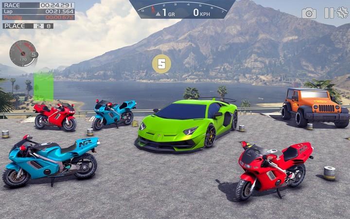 ภาพหน้าจอ Crazy Stunt Rider GT Bike Game 2