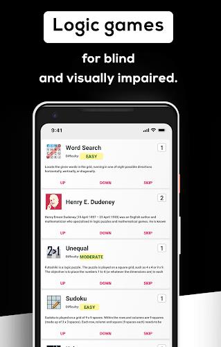 Games for visually impaired Screenshot 1