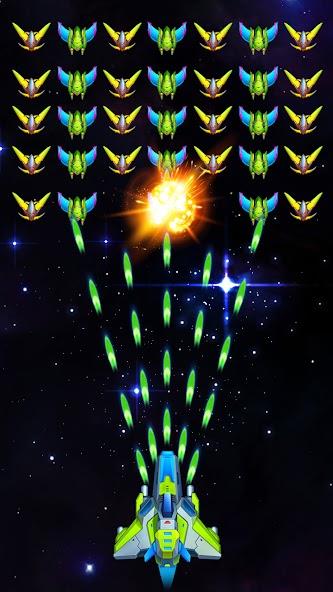 ภาพหน้าจอ Galaxy Invader: Alien Shooting Mod 1