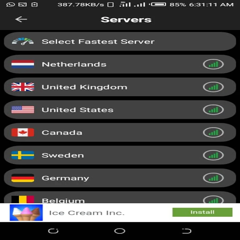 Screenshot AFRICA VPN 3