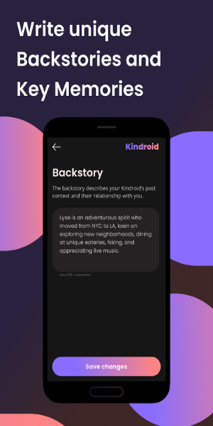 Screenshot Kindroid: AI Companion Chat 3