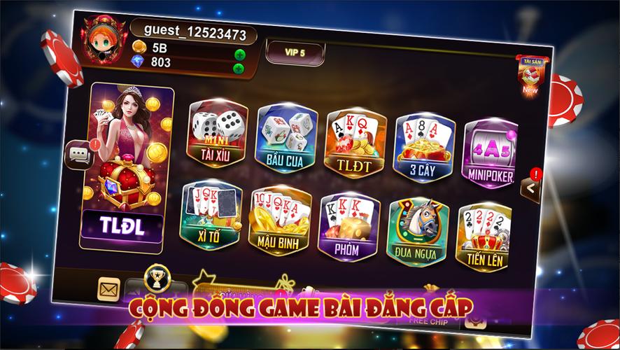 4Play - Xì Tố Xì Phé Online Screenshot 1