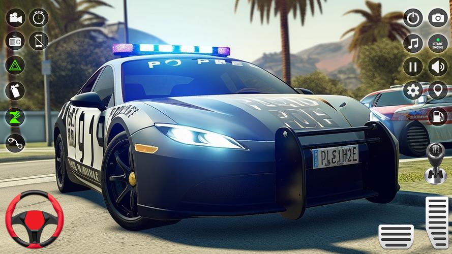 ภาพหน้าจอ Cop Car Parking: Driving Games 4