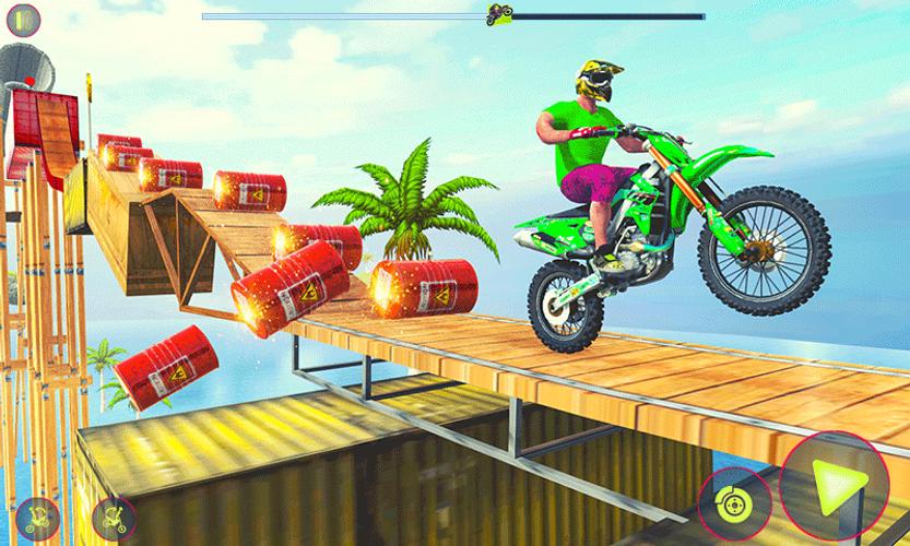 Crazy Bike Racing Stunt Game captura de pantalla 4
