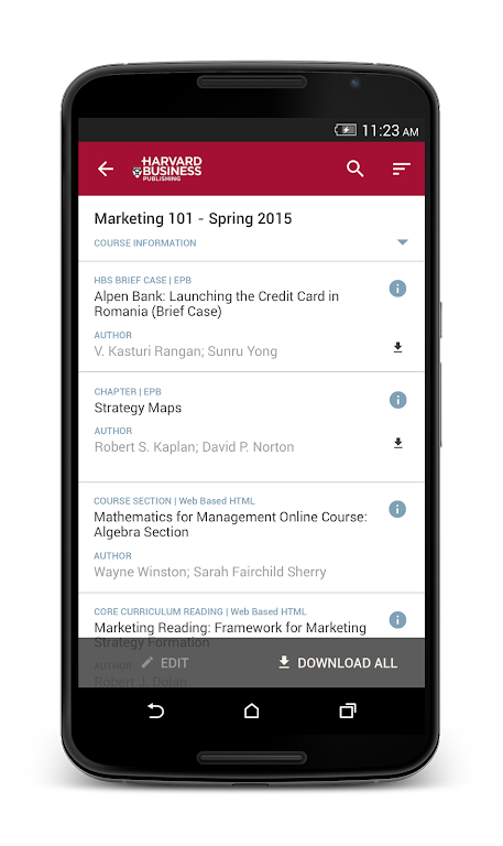 Harvard Business for Students Screenshot 1