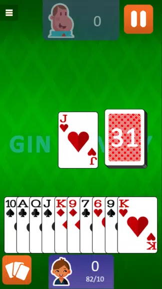 Gin Rummy Free Card Gameスクリーンショット3