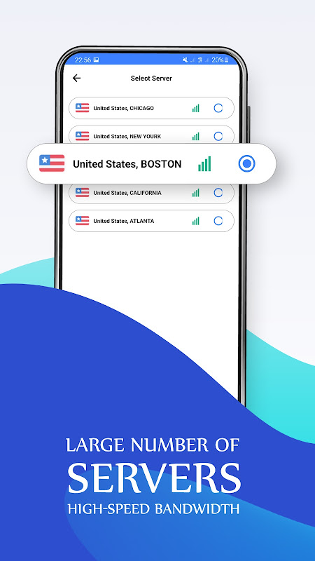 VPN Fast - Secure VPN USA VPN स्क्रीनशॉट 1
