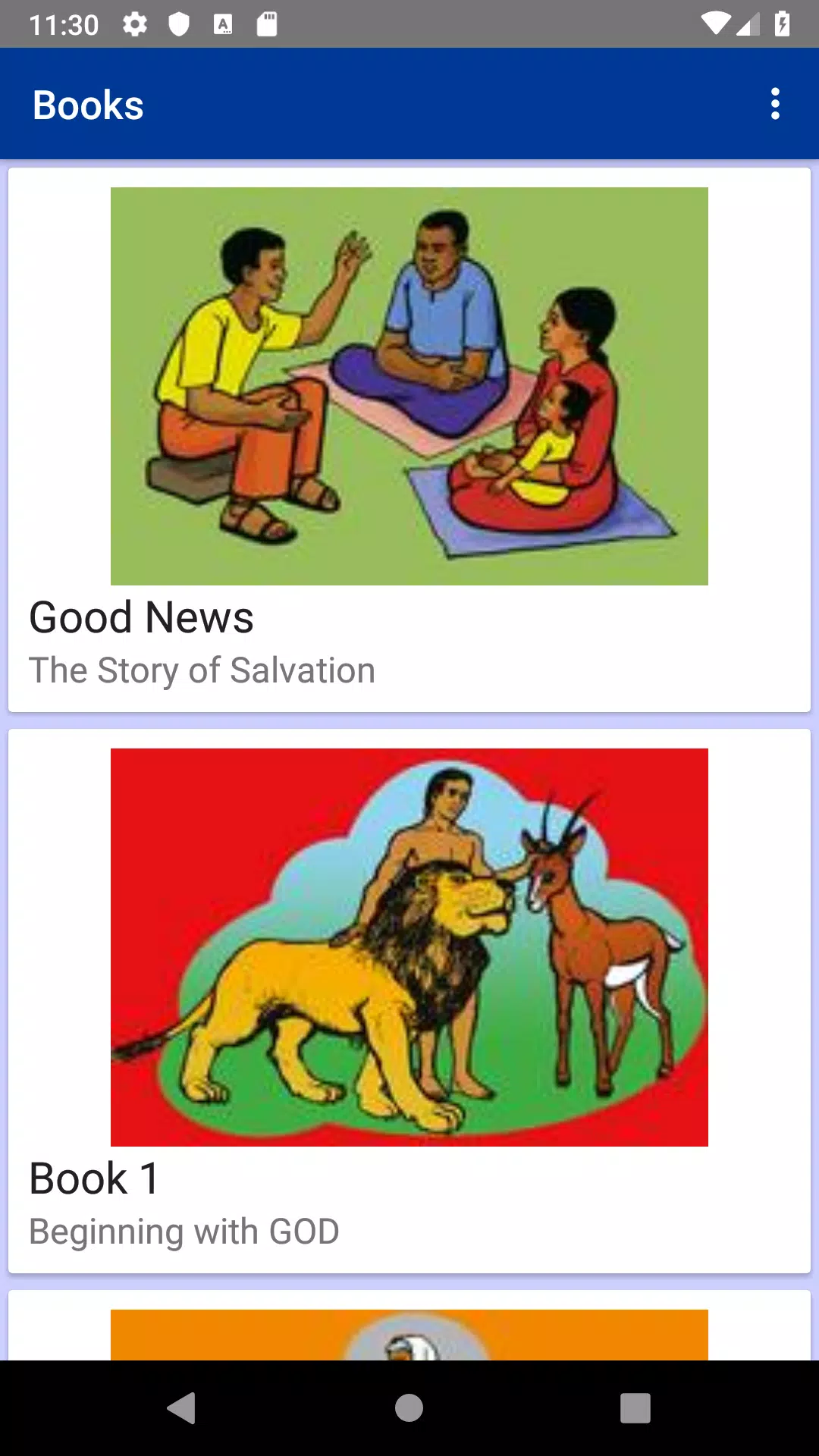 Sunday School Lessons Screenshot 1