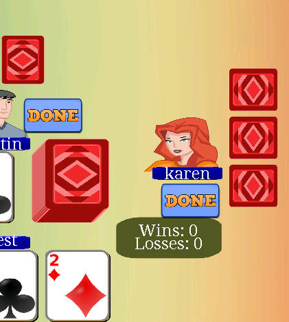 thirty one - 31 card game by makeup games屏幕截圖2