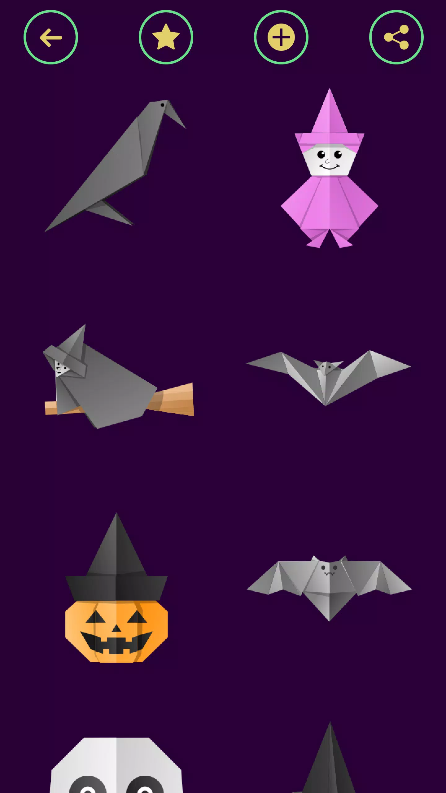 Origami Halloween屏幕截圖3